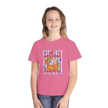 Youth Tee — "All American Dumpling" Patriotic Kids T-Shirt